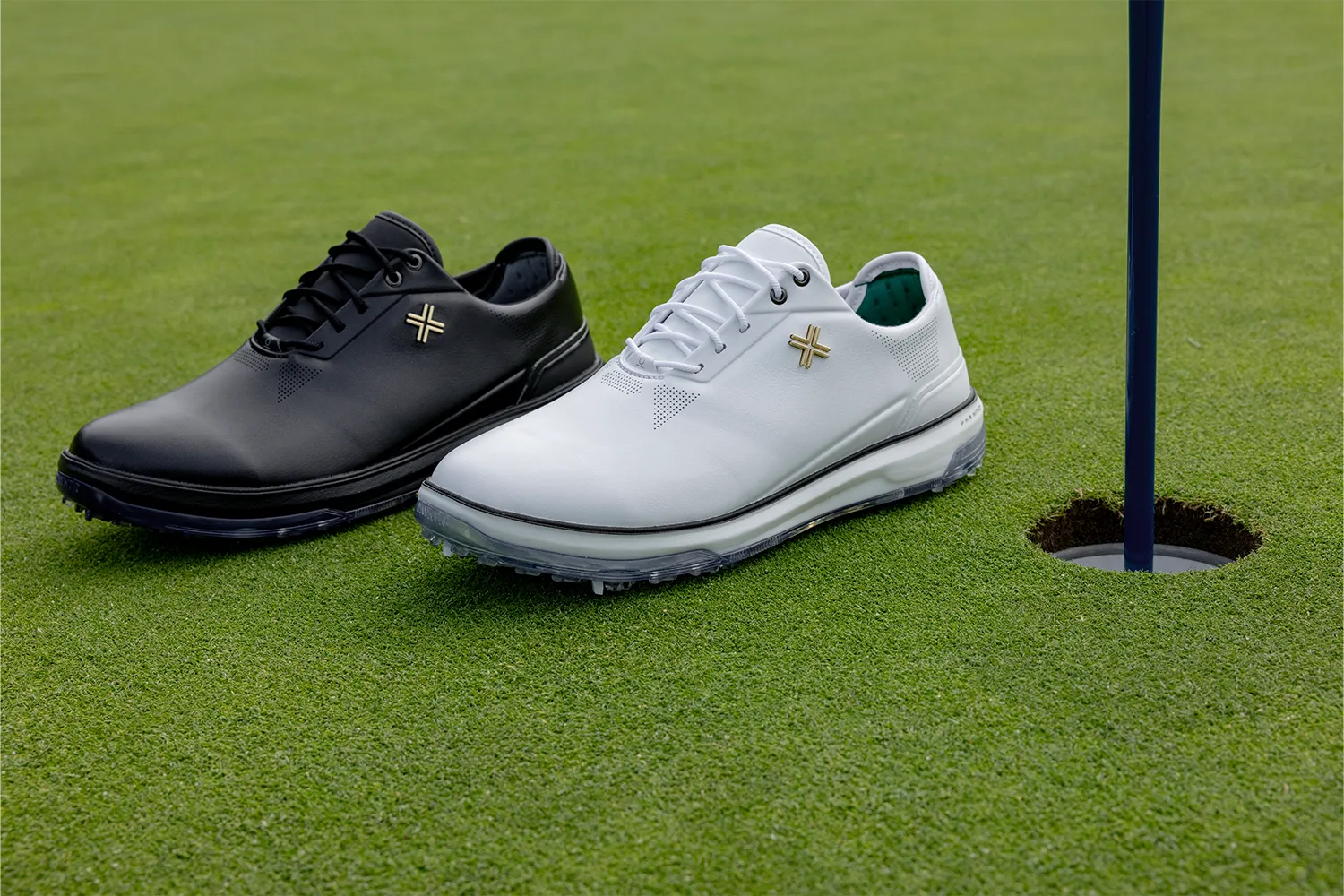 PAYNTR X-Eighty-Seven SC Spiked Golf Shoes- Black