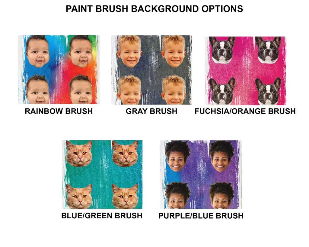 Personalized Face Socks with Photos Printed on Cotton Socks