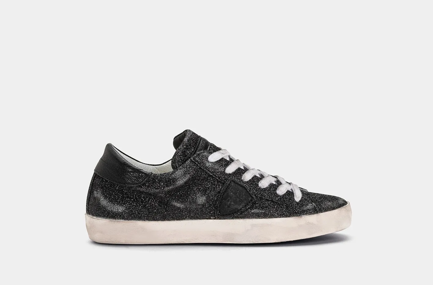 Philippe Model Paris Sneakers Glitter Noir