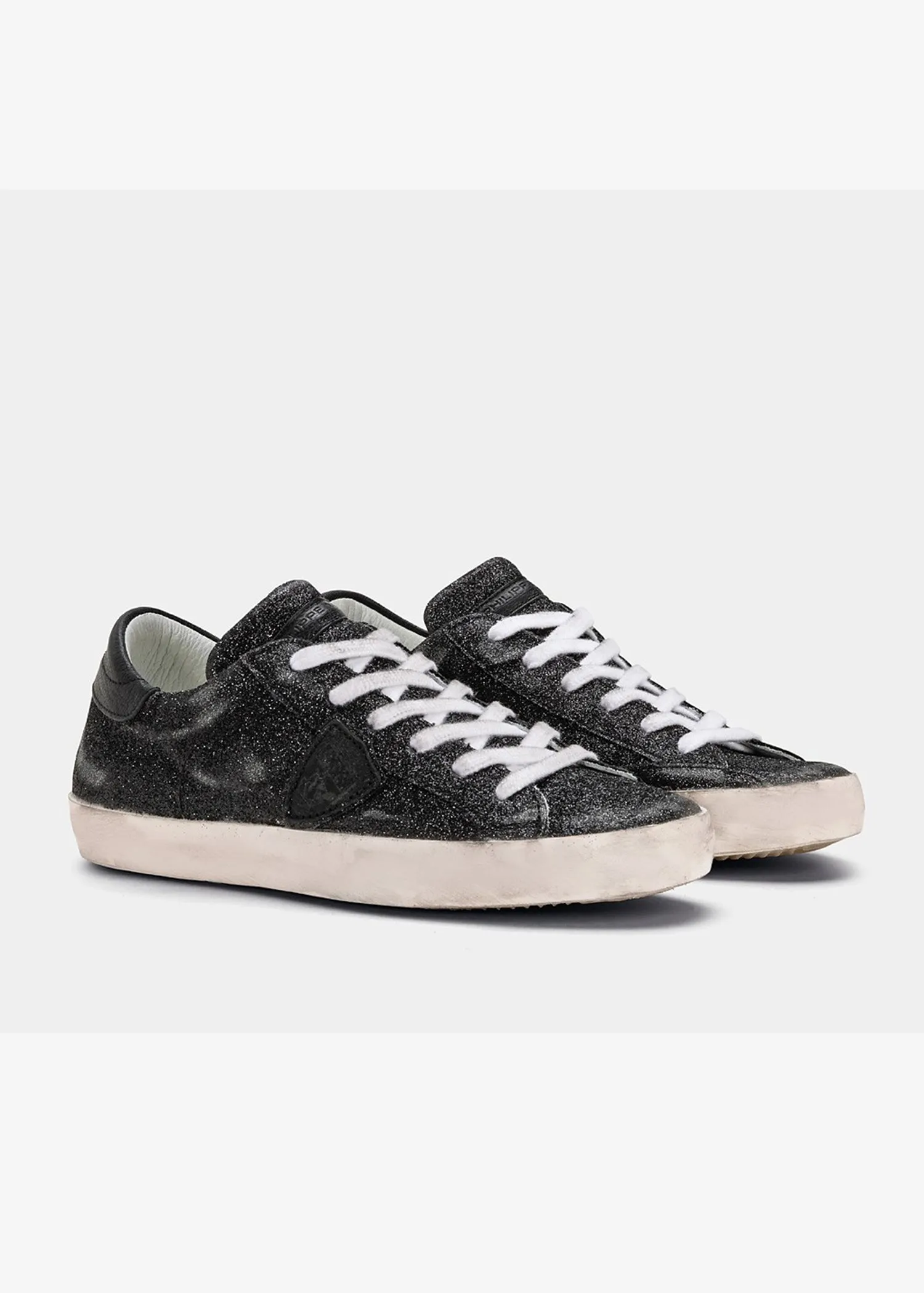 Philippe Model Paris Sneakers Glitter Noir
