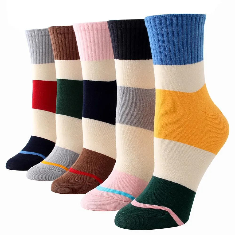 Plain Mens Dress Socks - Premium Cotton formal socks with Soft Elastic - 5 Pack Bundle