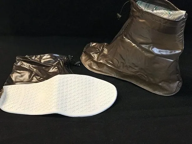Plastic and Rubber Shoe Protection easy for disinfection.