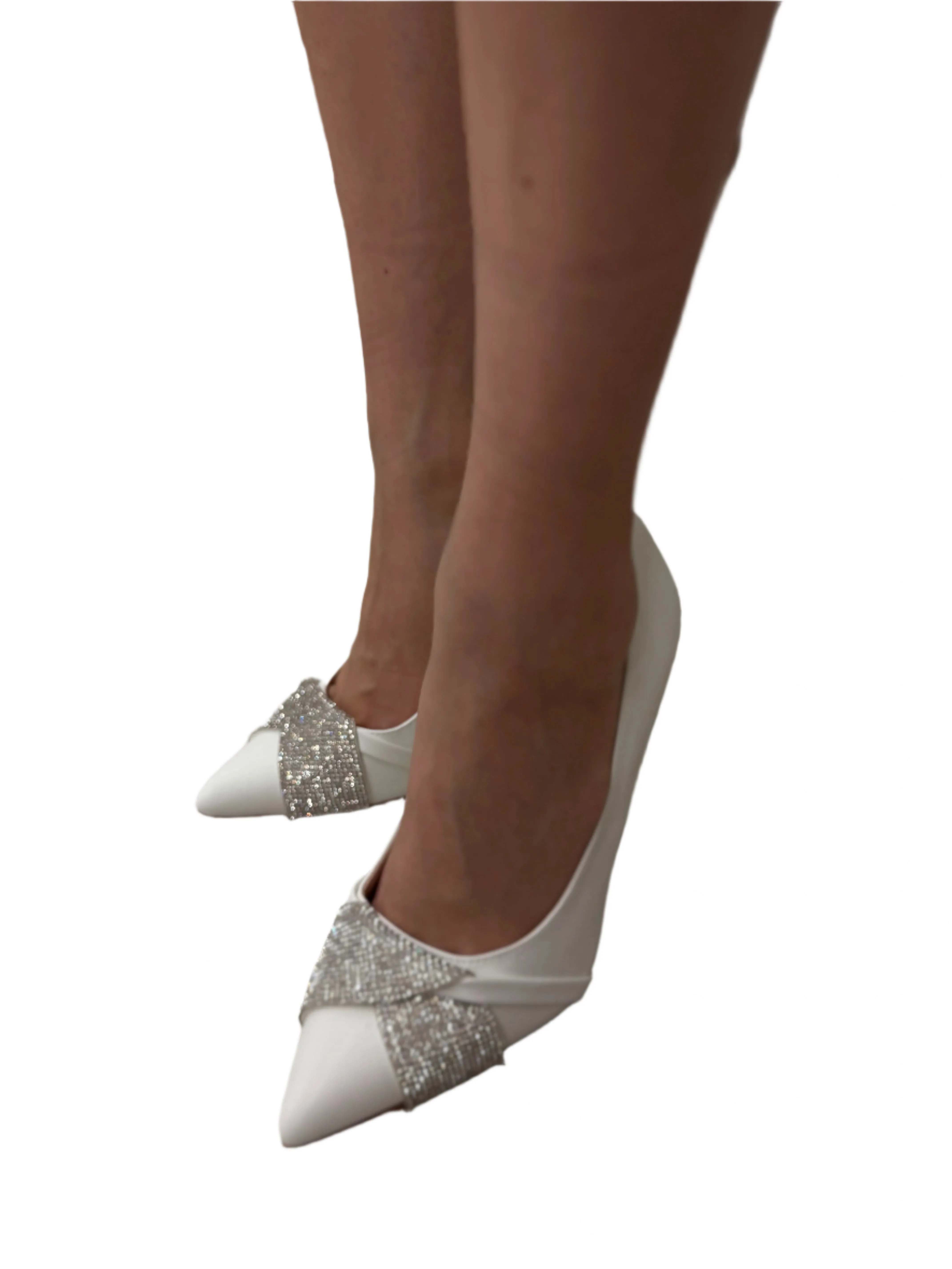 POINTED TOE PUMP WITH RHINESTONE DETAIL PANSY-2