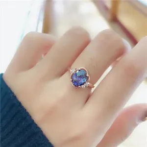 Purple Amethyst Jewelry Set for women engagement Jewelry