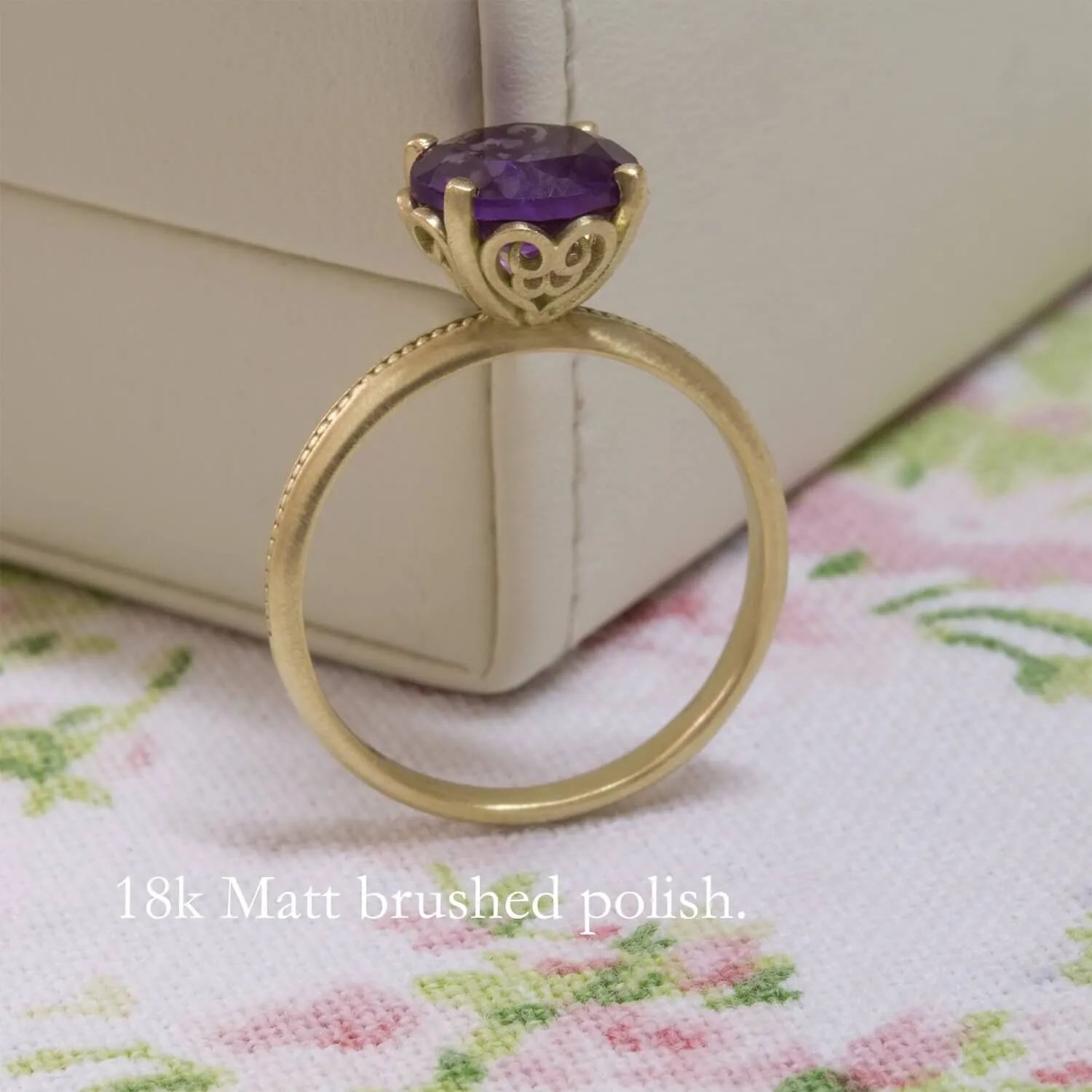 Rachel -  Amethyst ring