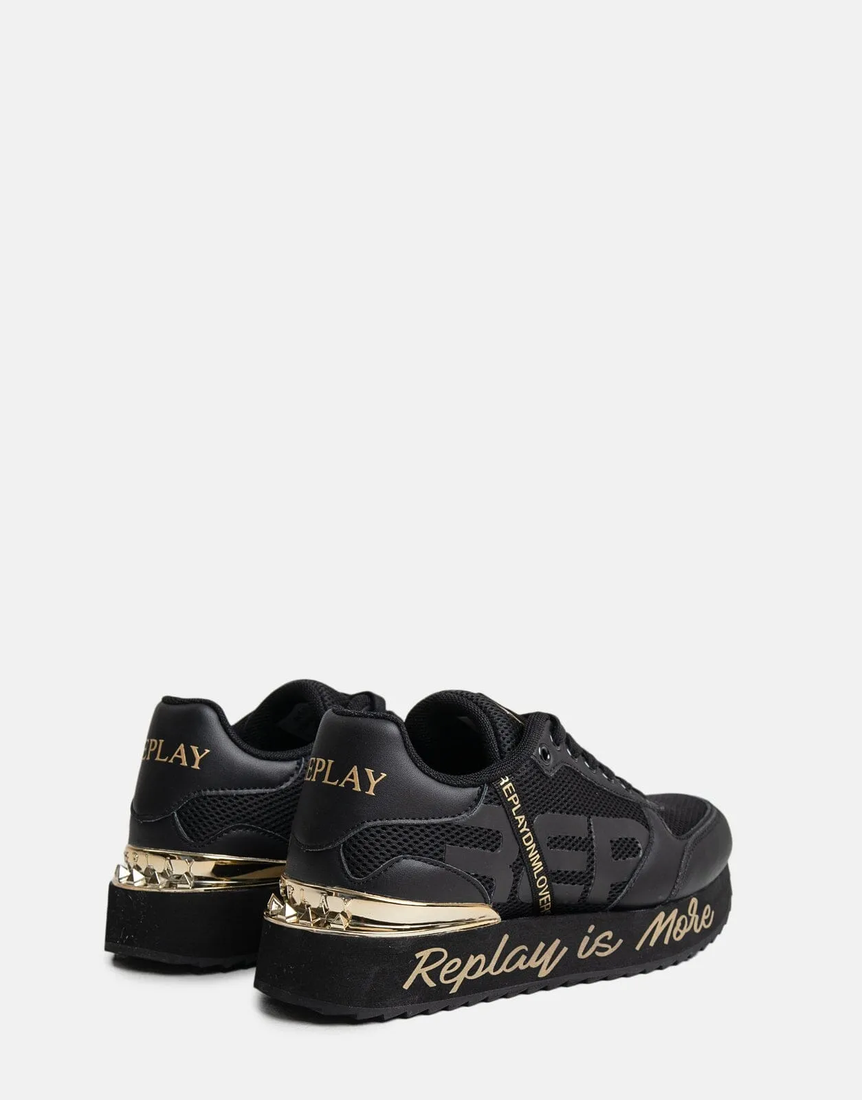 Replay Penny Mesh Black Sneaker