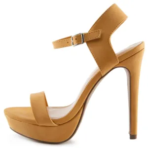 Revolve-S Strappy High Heels