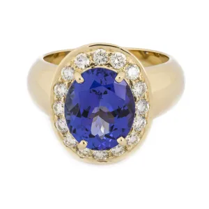 Ring - Tanzanite And Diamond