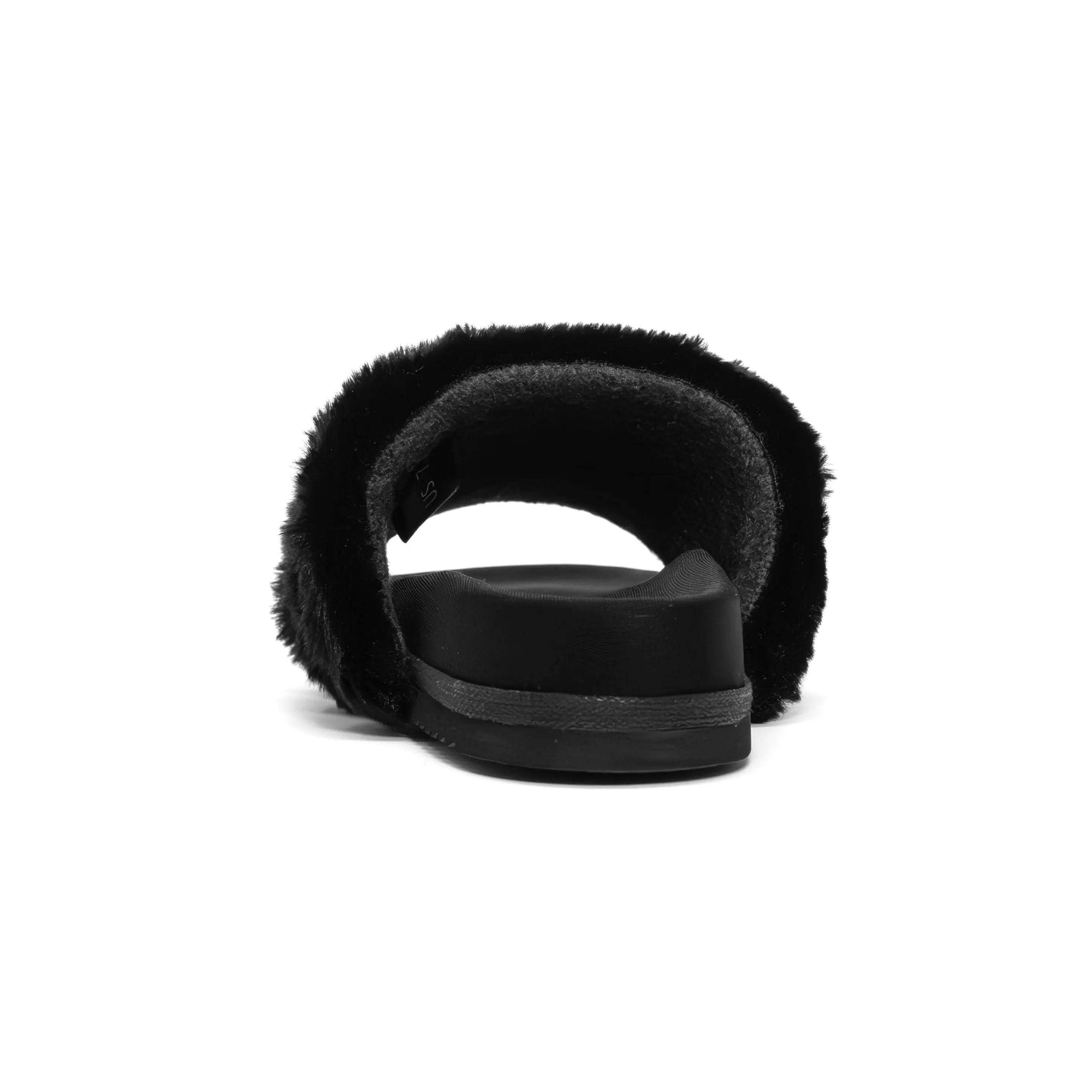 ROAM BUNNY SLIDER BLACK FAUX FUR