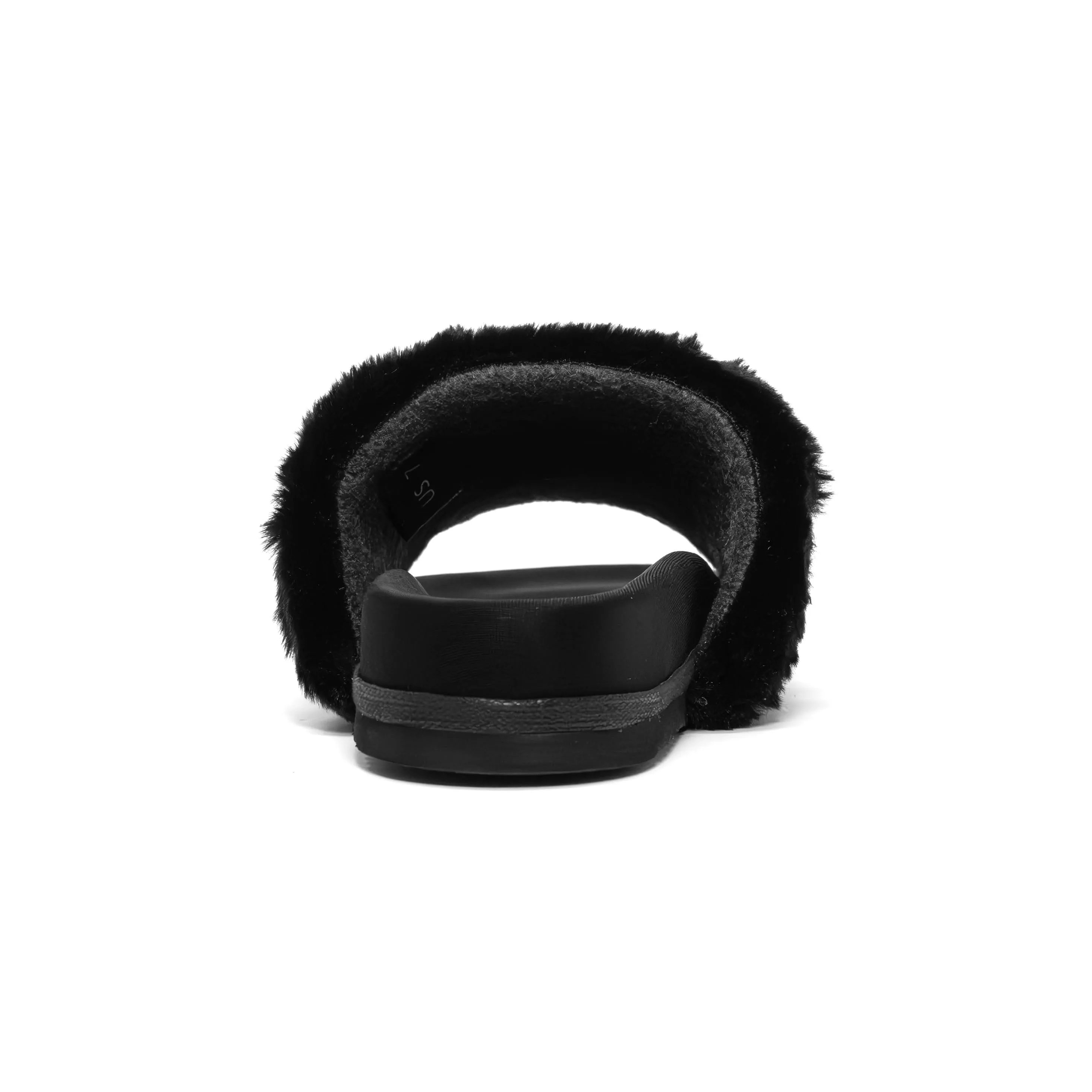 ROAM BUNNY SLIDER BLACK FAUX FUR