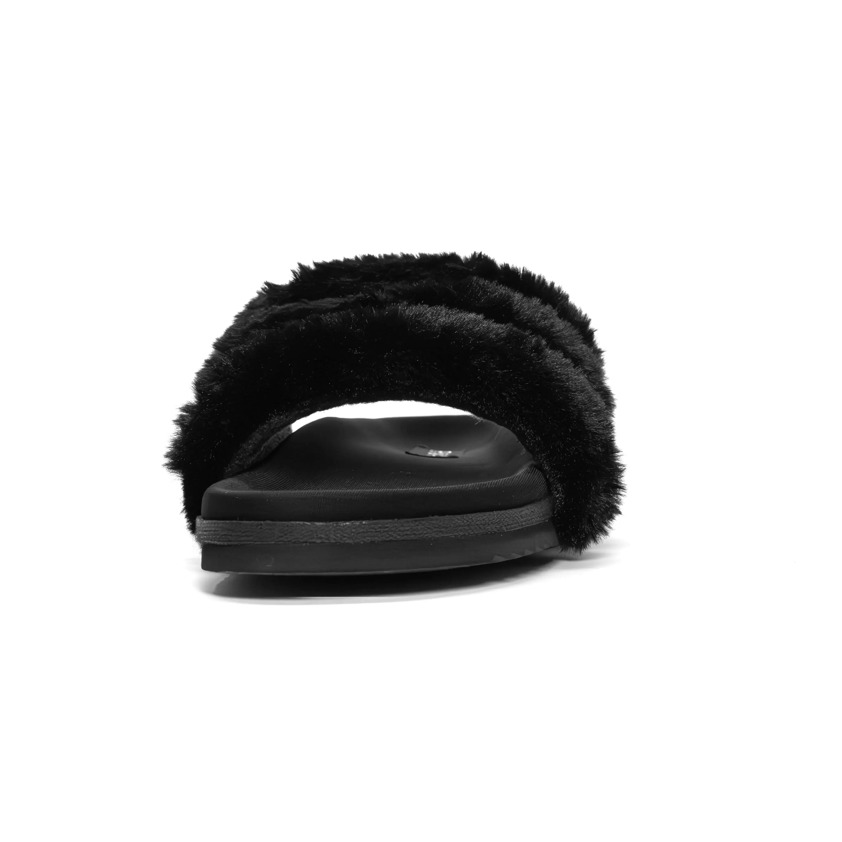 ROAM BUNNY SLIDER BLACK FAUX FUR