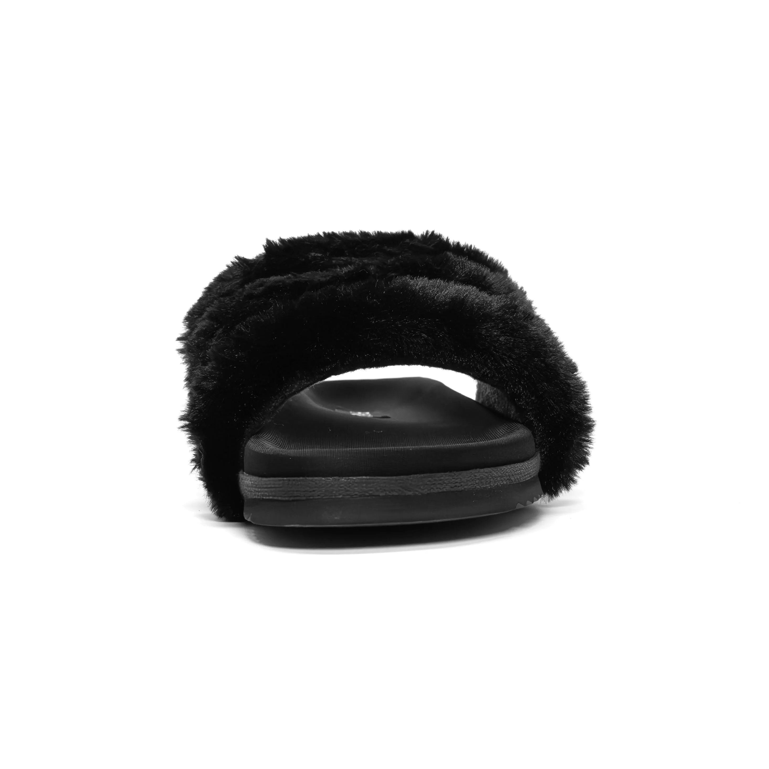 ROAM BUNNY SLIDER BLACK FAUX FUR