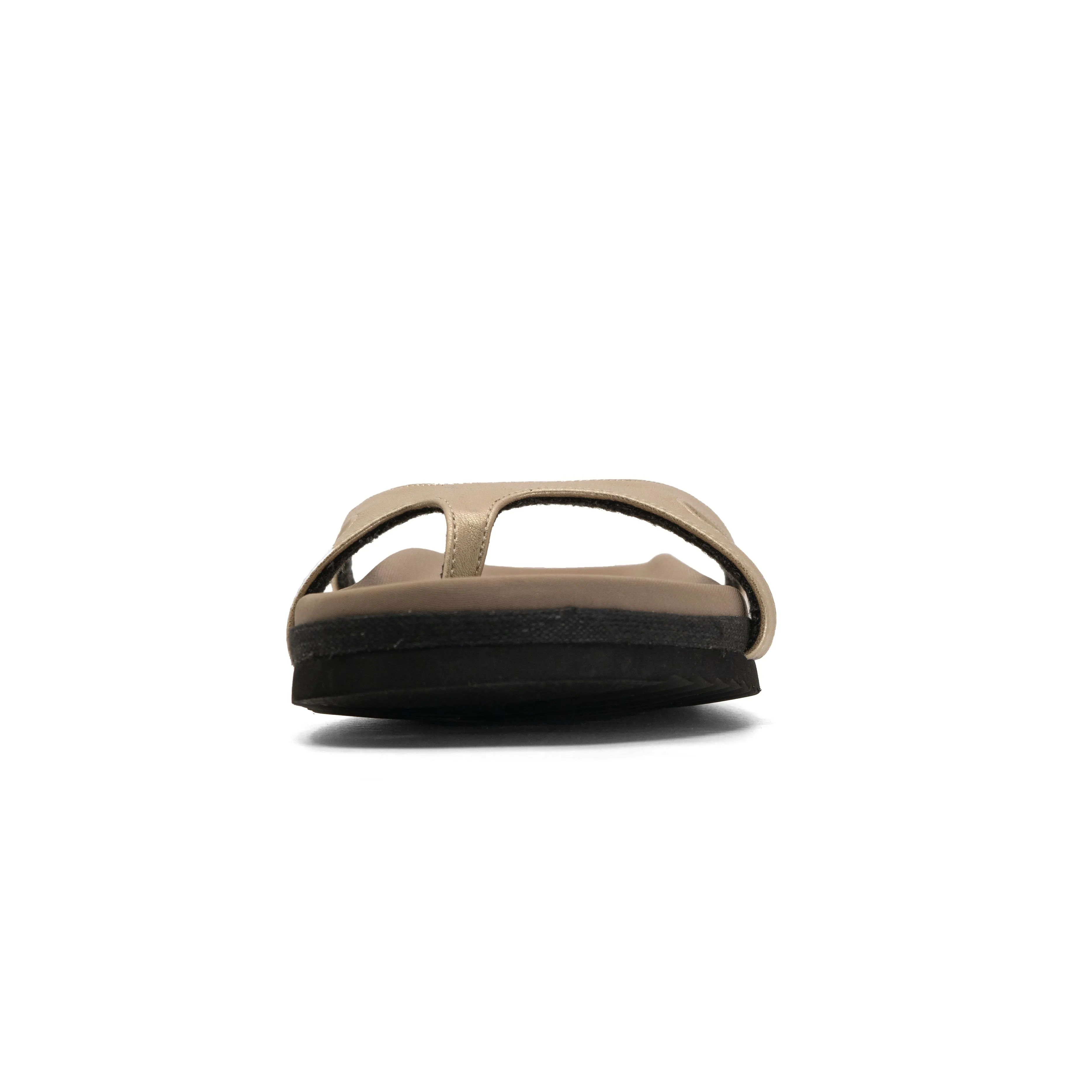 ROAM DEMI THONG GOLD VEGAN LEATHER