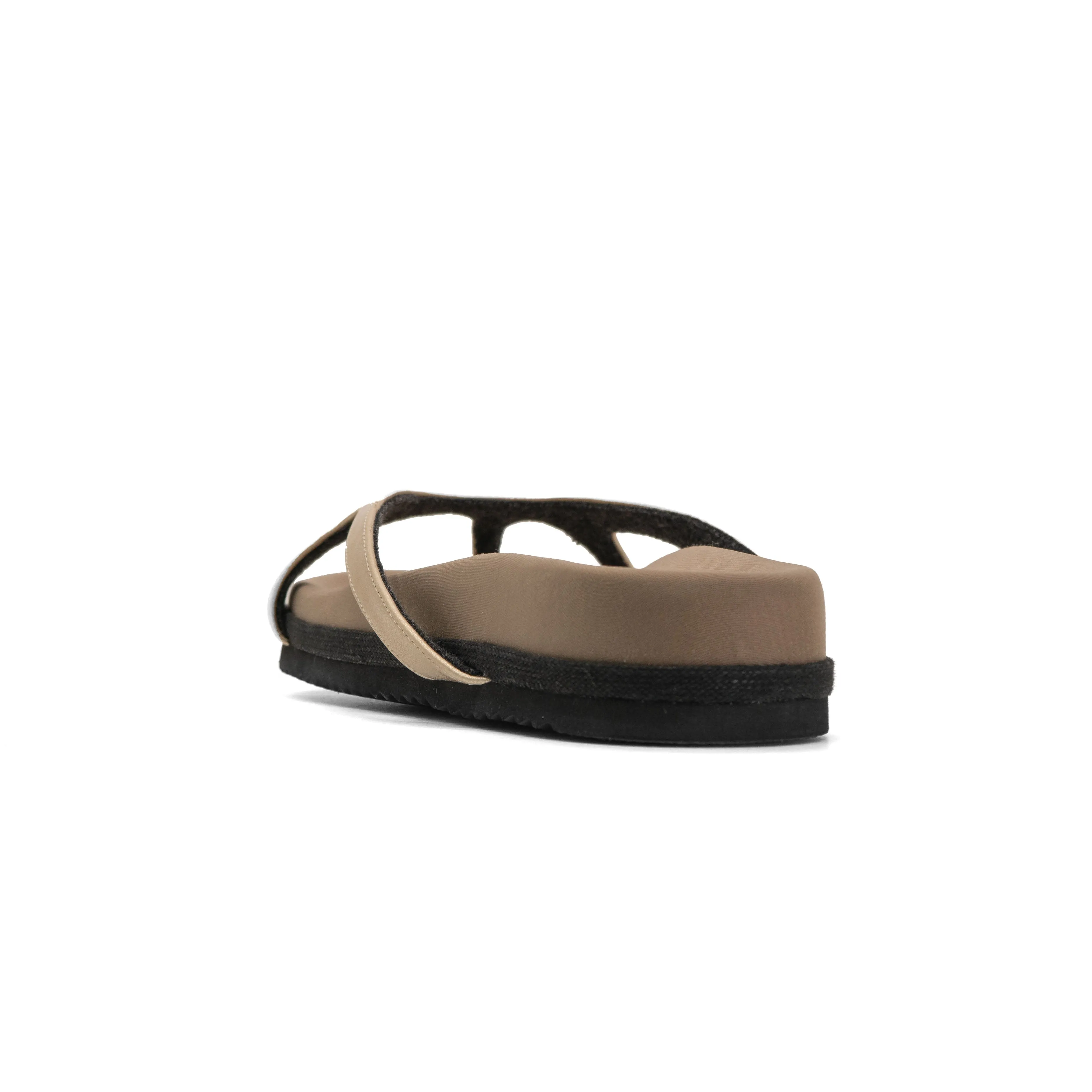 ROAM DEMI THONG GOLD VEGAN LEATHER