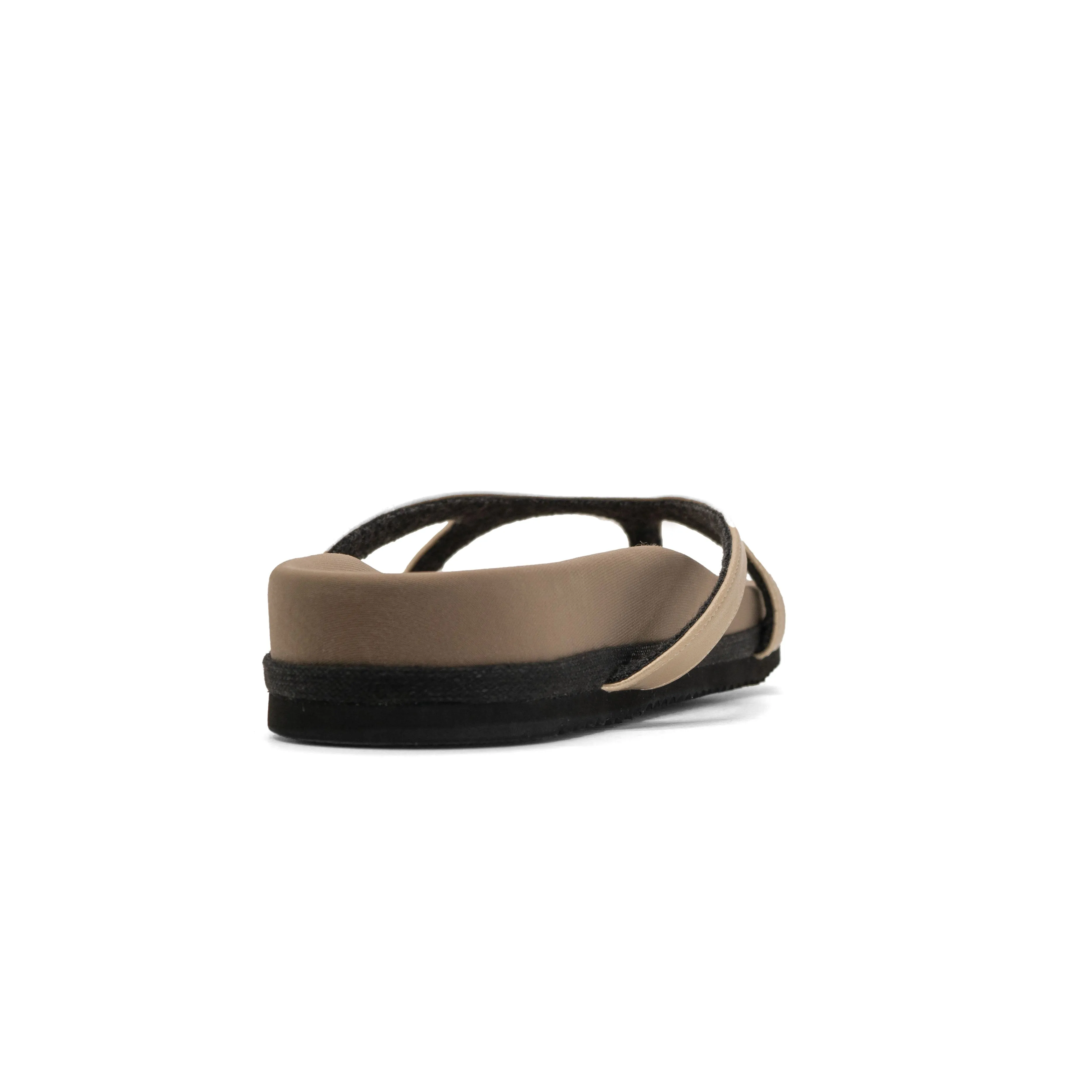 ROAM DEMI THONG GOLD VEGAN LEATHER