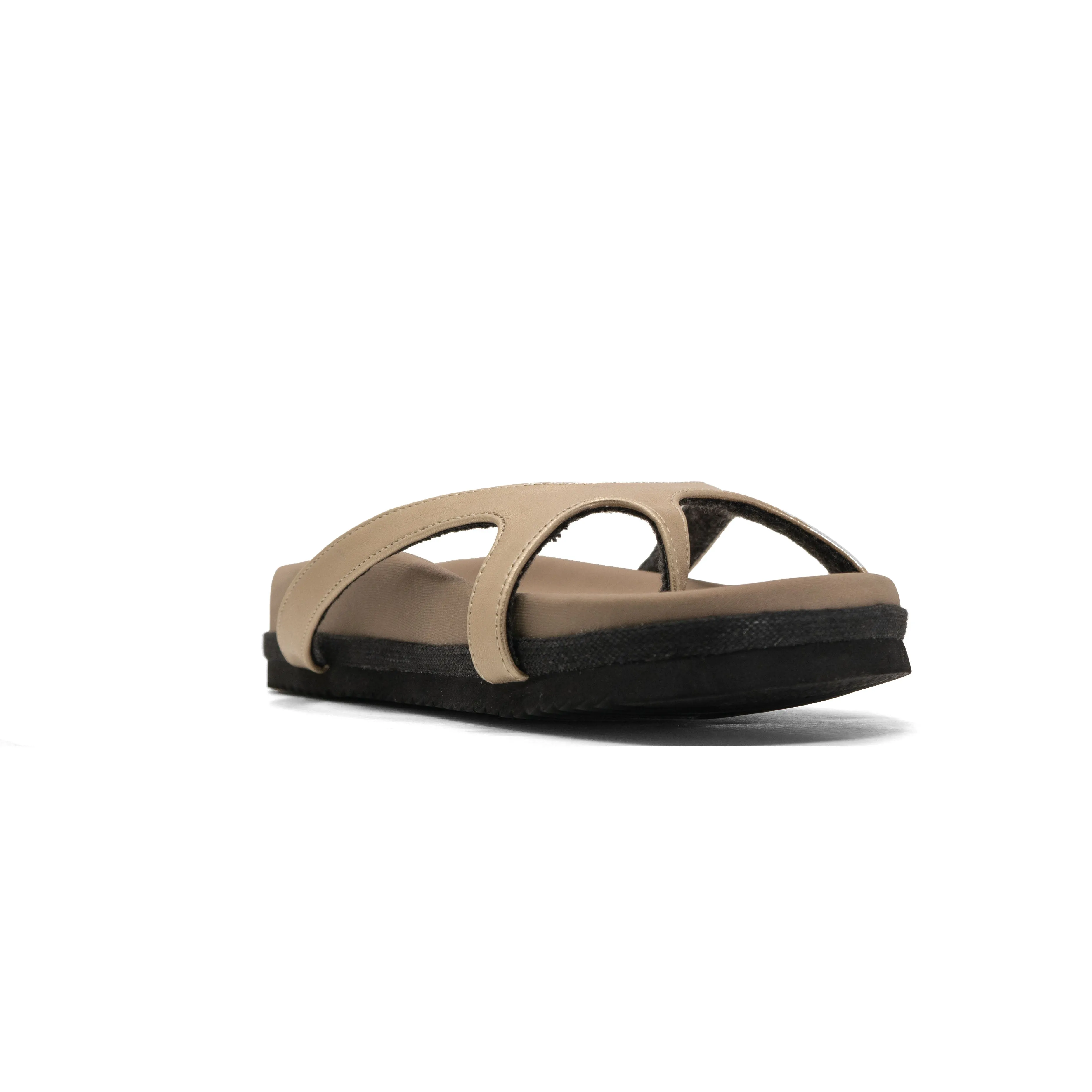ROAM DEMI THONG GOLD VEGAN LEATHER