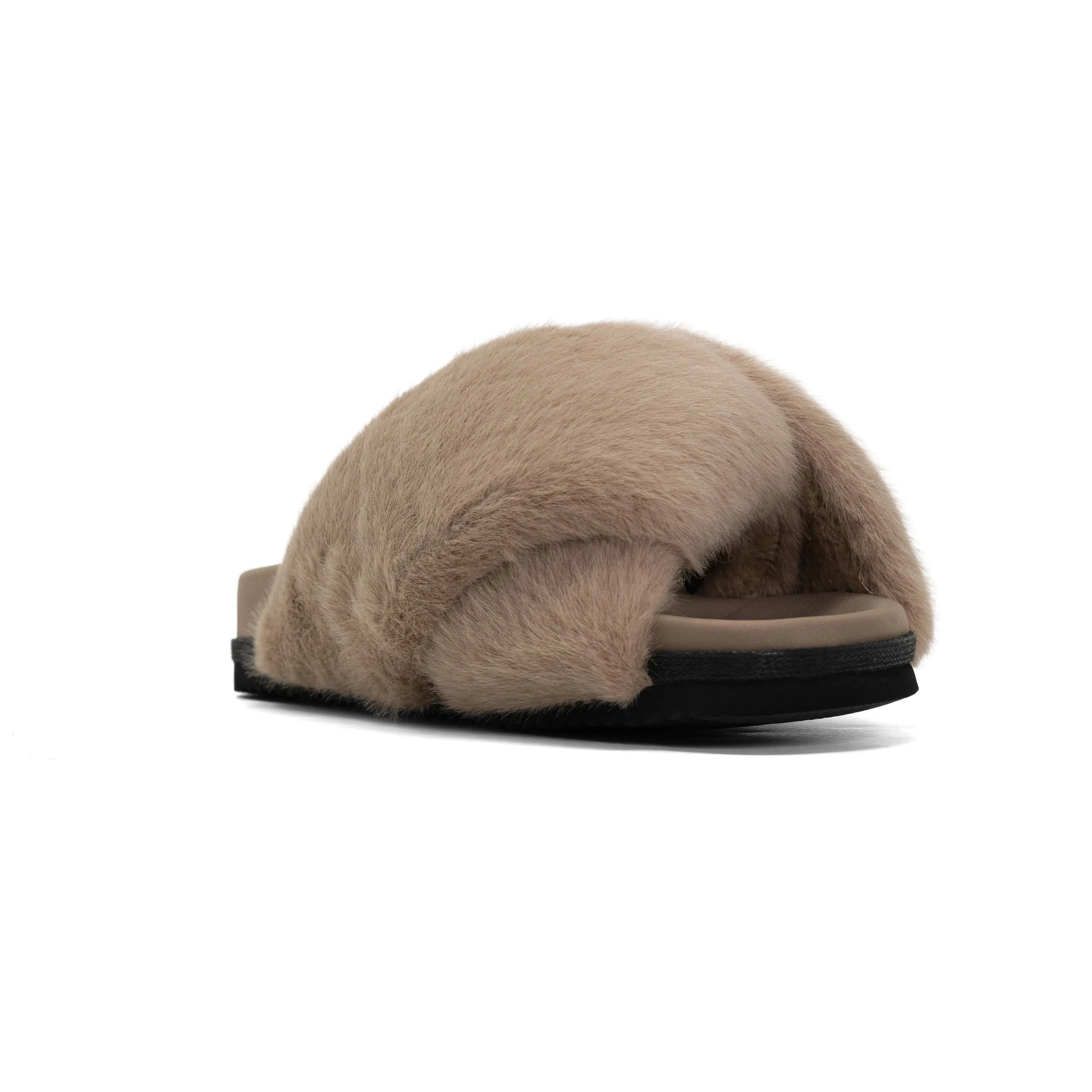ROAM LONG LUXE FOLDY NUDE FAUX FUR