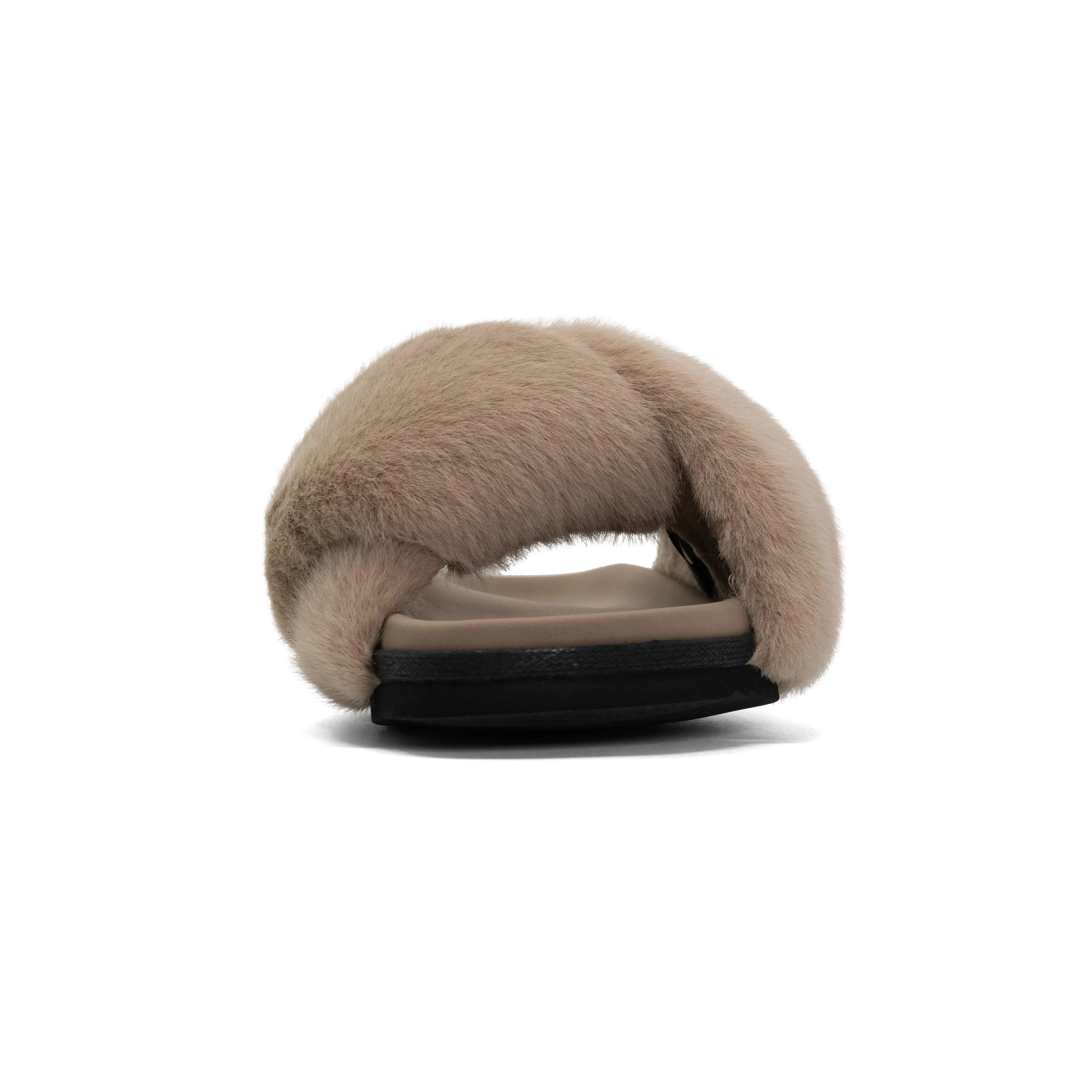 ROAM LONG LUXE FOLDY NUDE FAUX FUR
