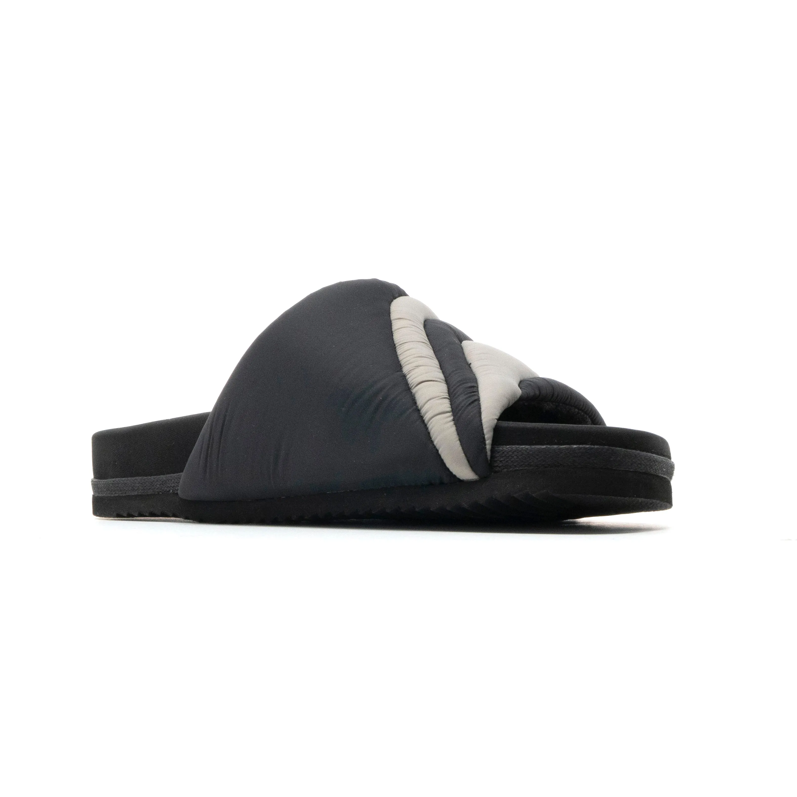 ROAM RIP SLIDERS BLACK & GREY RIPSTOP NYLON