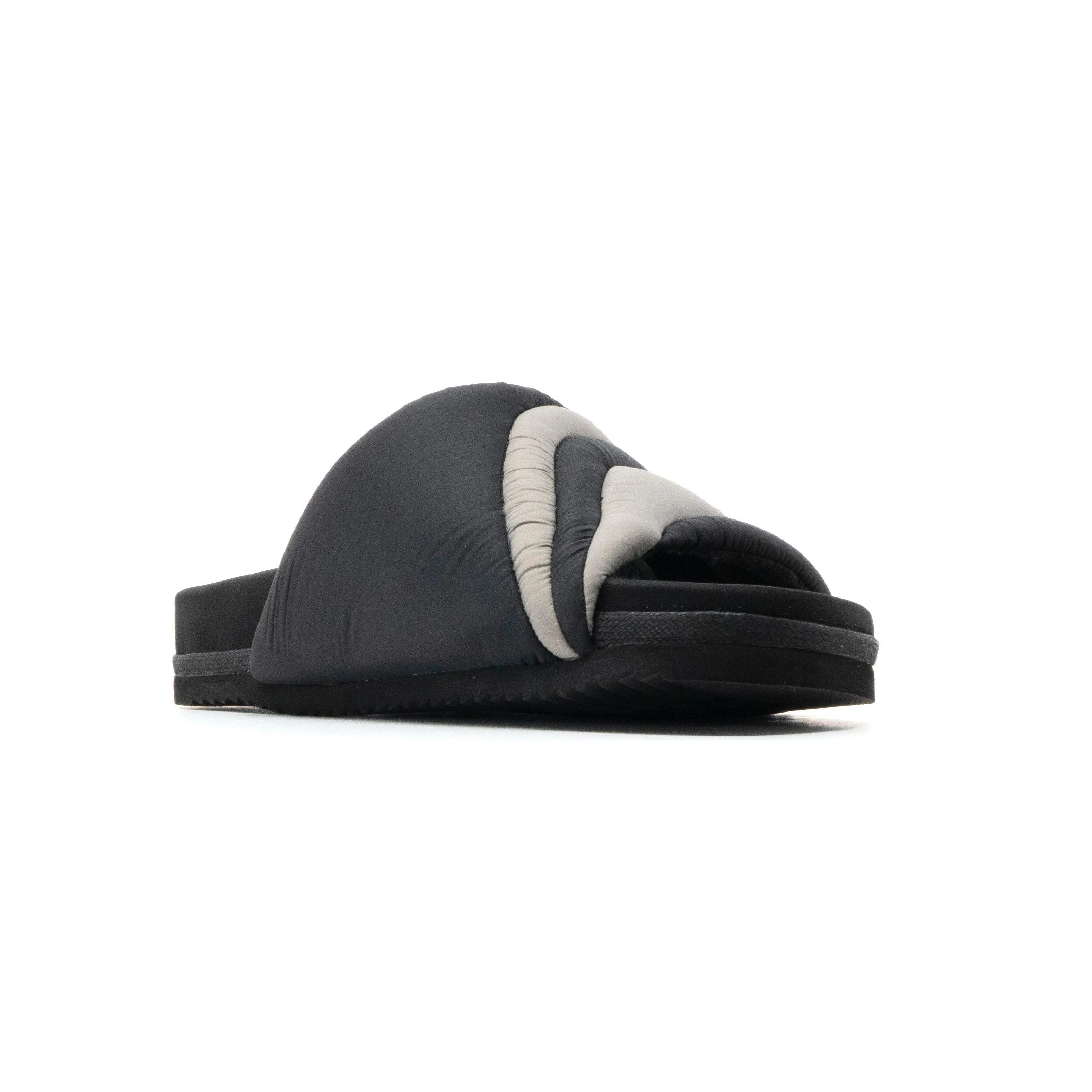ROAM RIP SLIDERS BLACK & GREY RIPSTOP NYLON