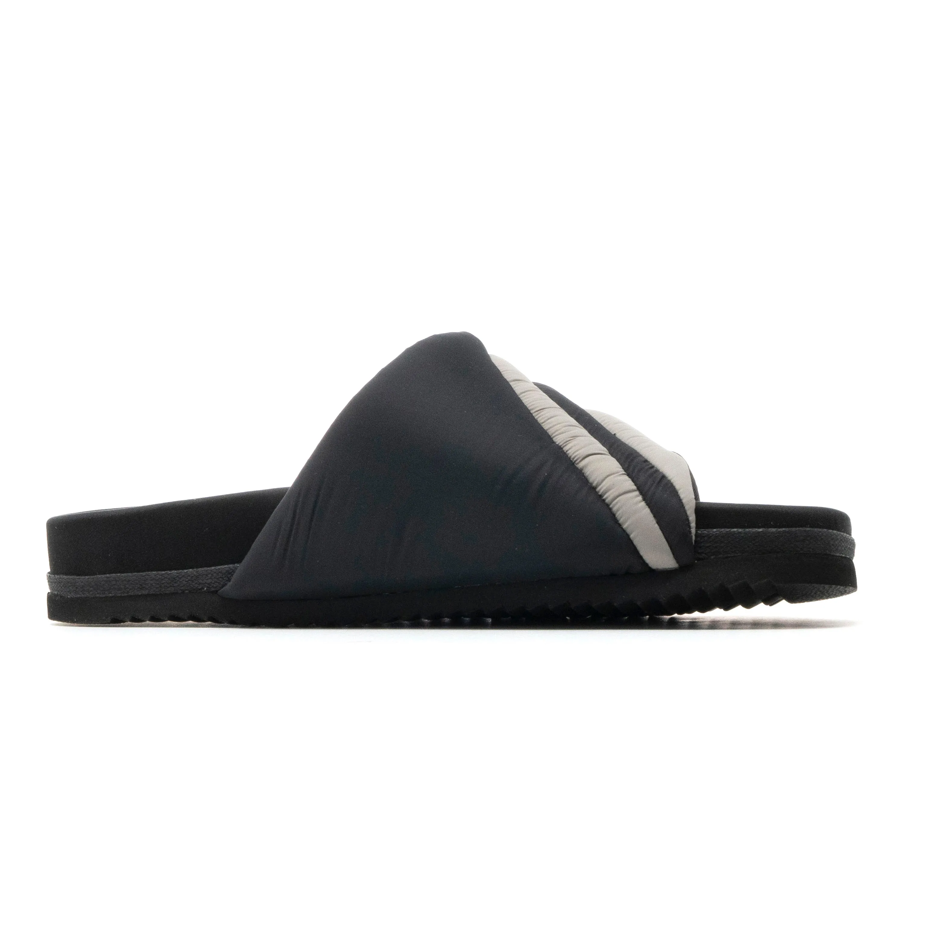 ROAM RIP SLIDERS BLACK & GREY RIPSTOP NYLON