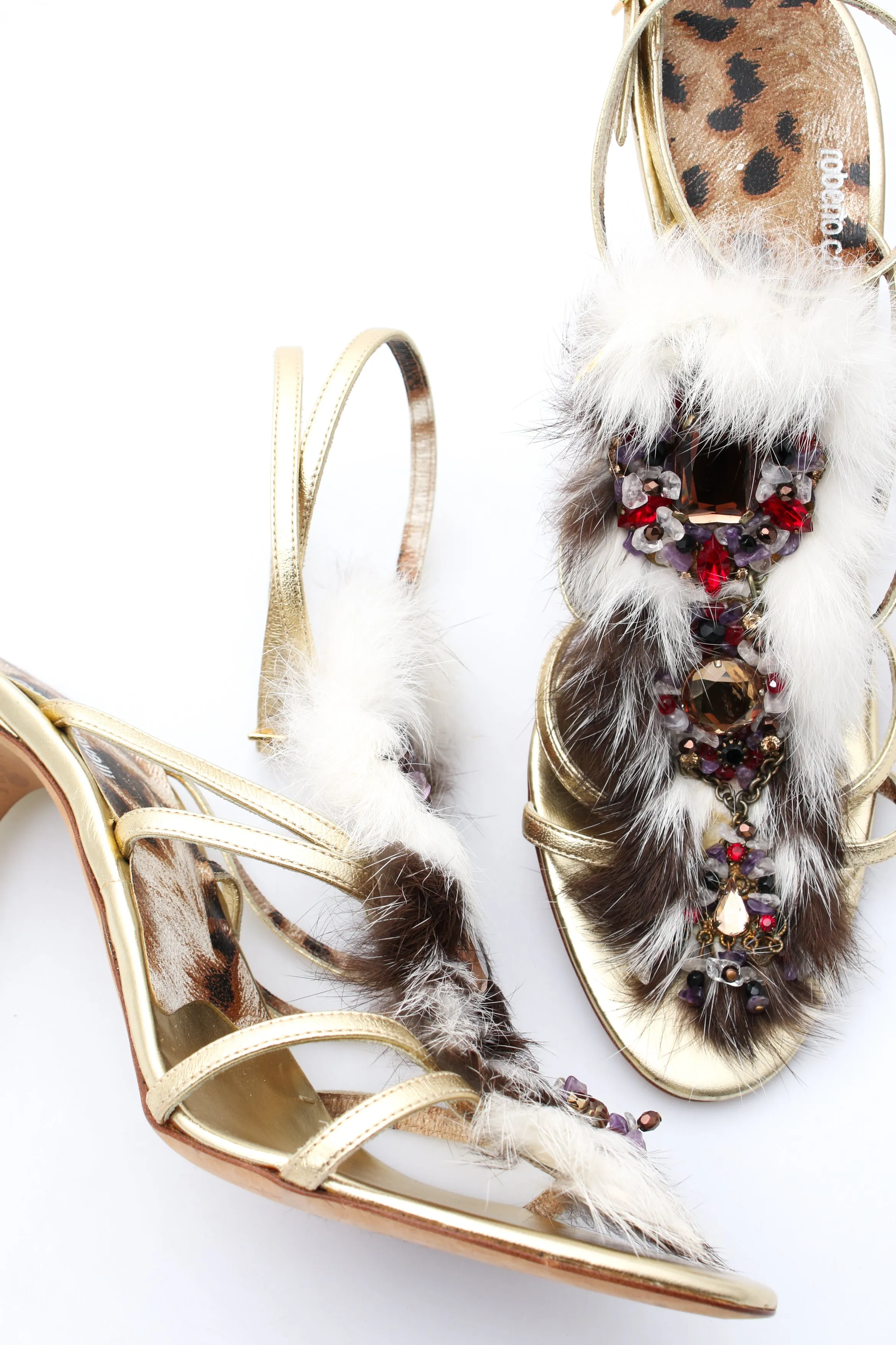 Roberto Cavalli Fur Heels
