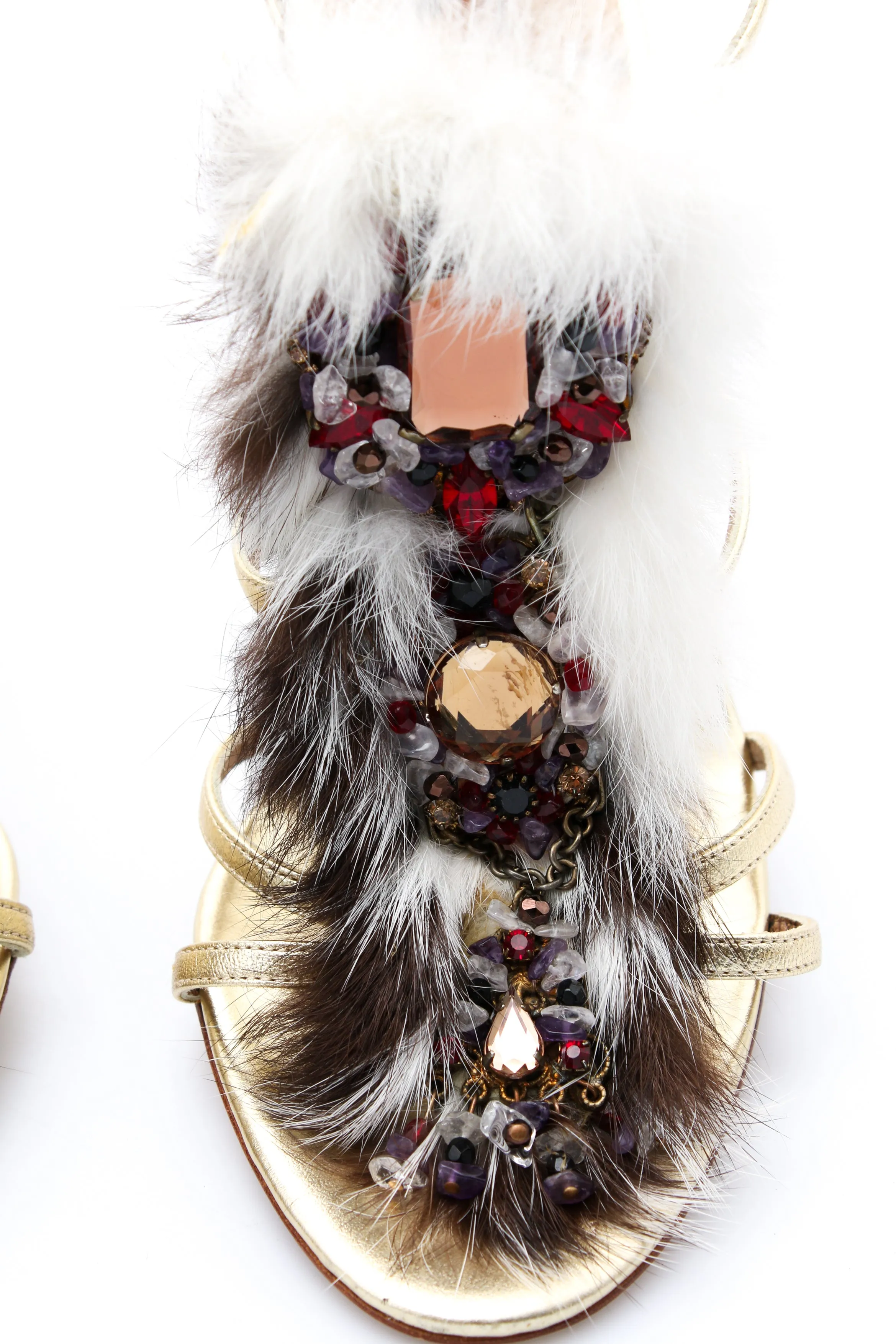 Roberto Cavalli Fur Heels