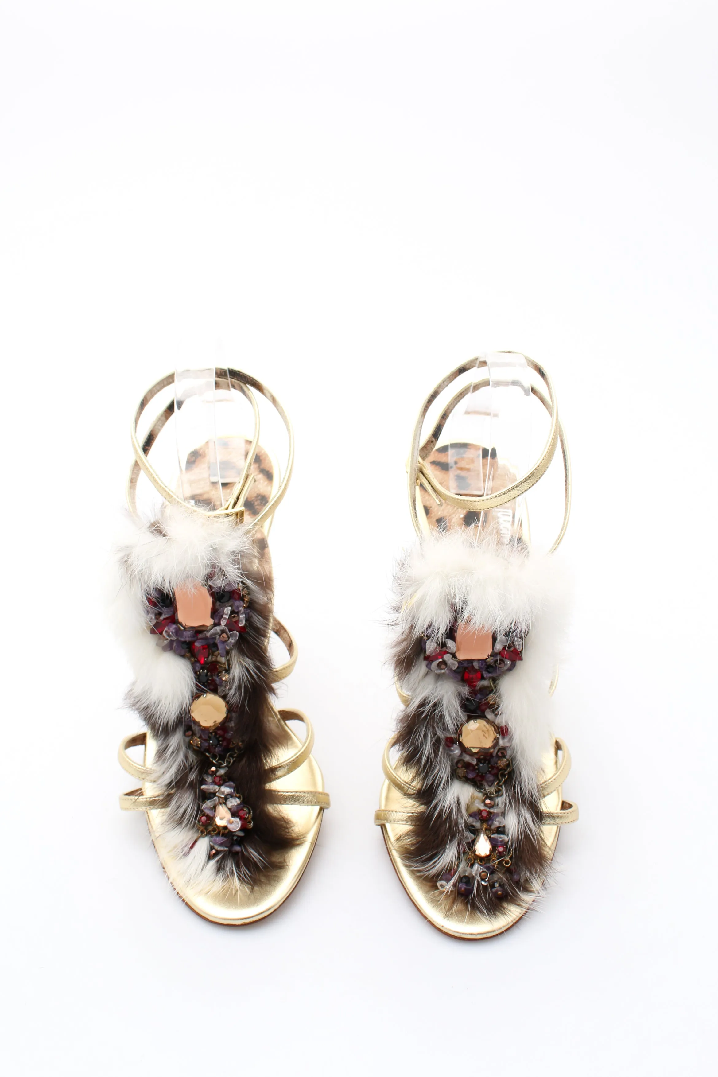 Roberto Cavalli Fur Heels