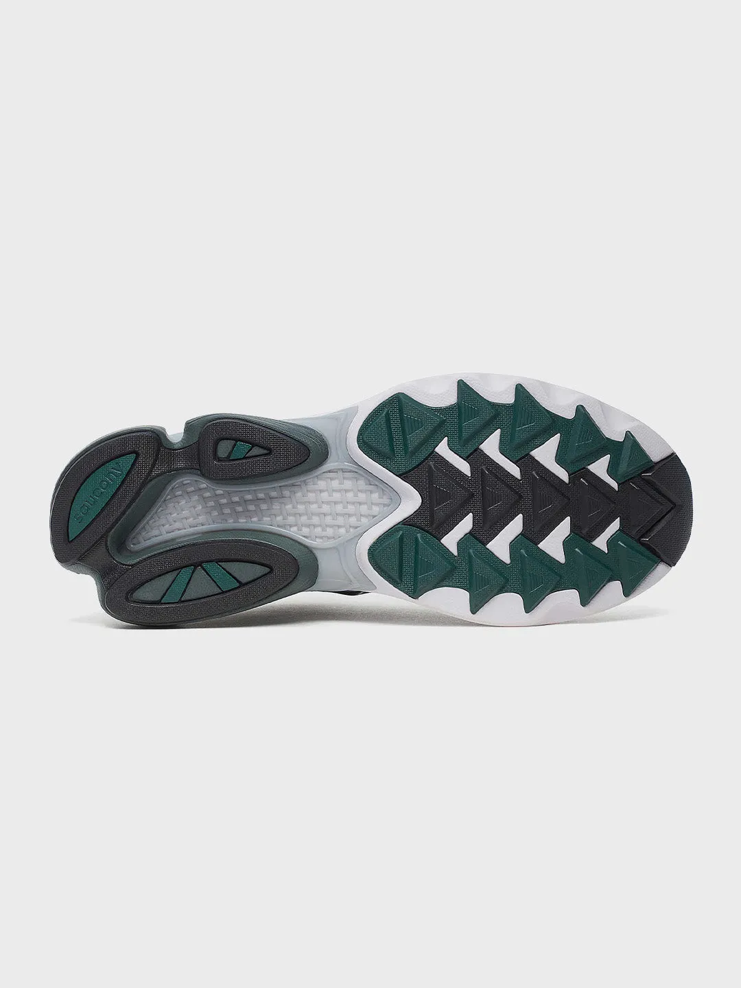 Saucony Grid NXT Sneakers | Silver/Green