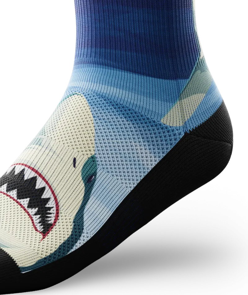 Shark Attack Crew Socks