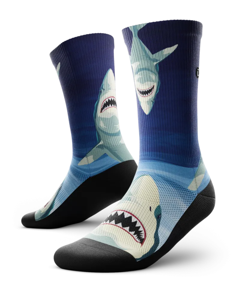 Shark Attack Crew Socks