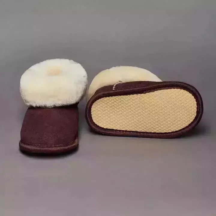 Siberia Spirit Toddlers Chocolate Brown Booties