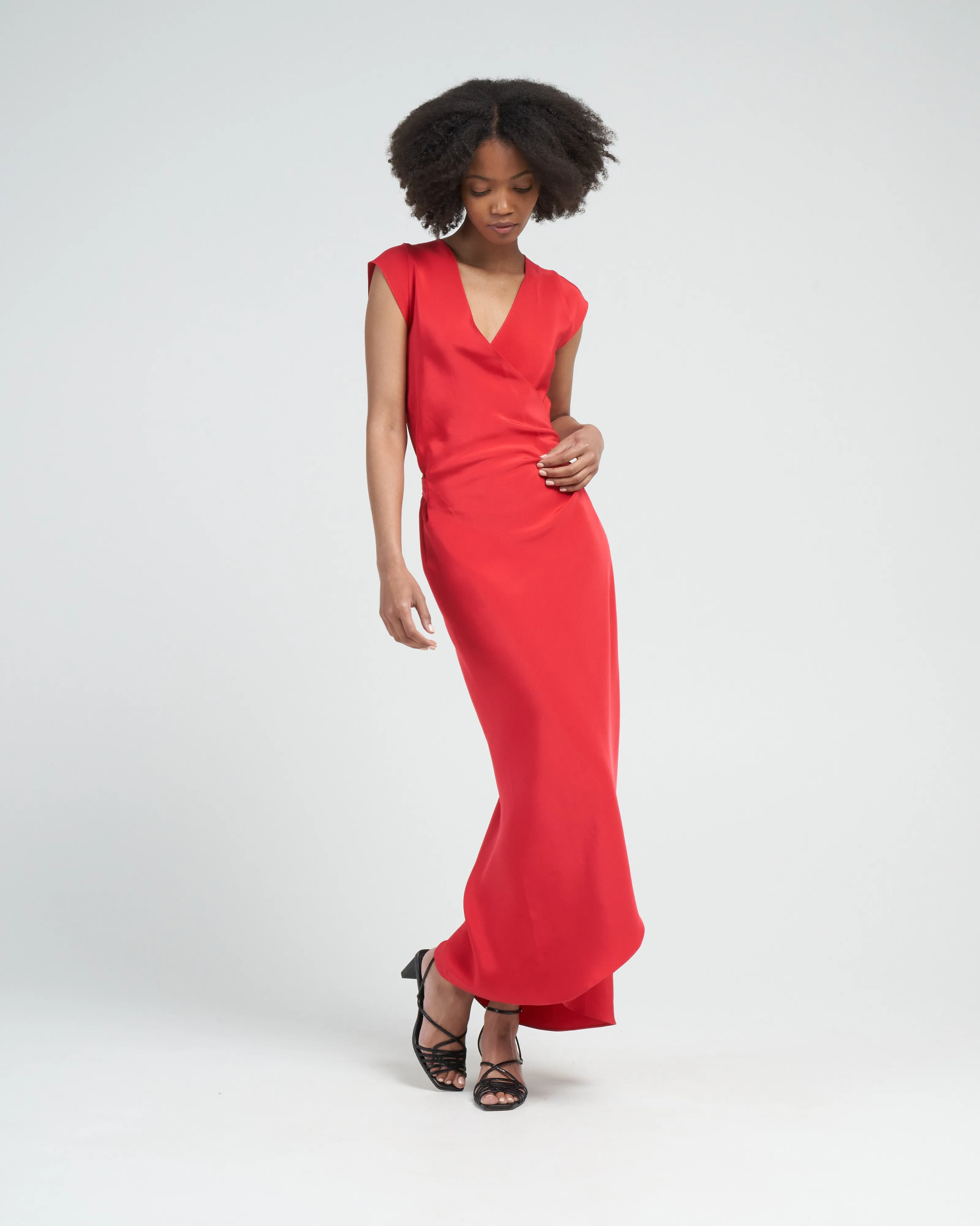 signs dress - red