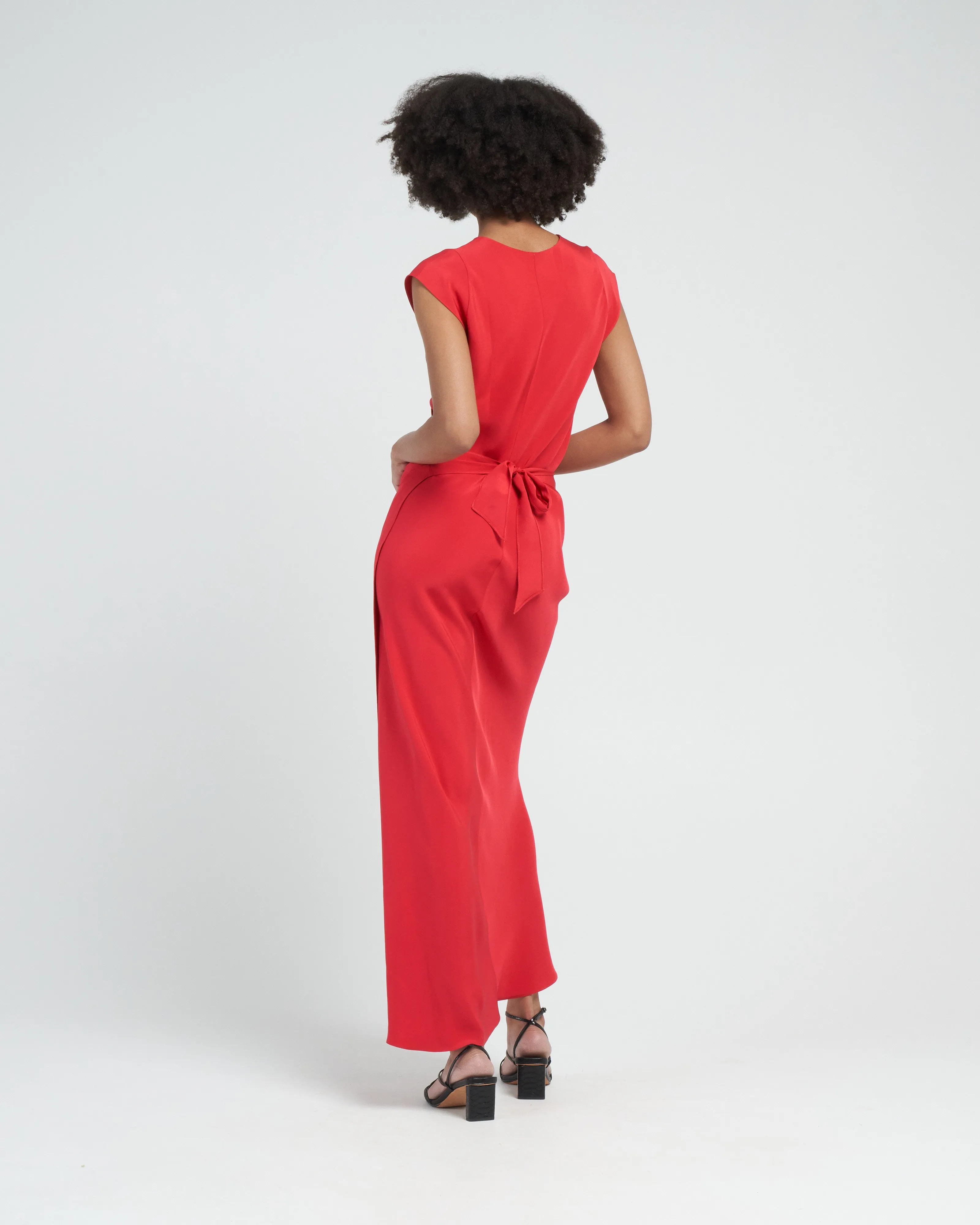 signs dress - red
