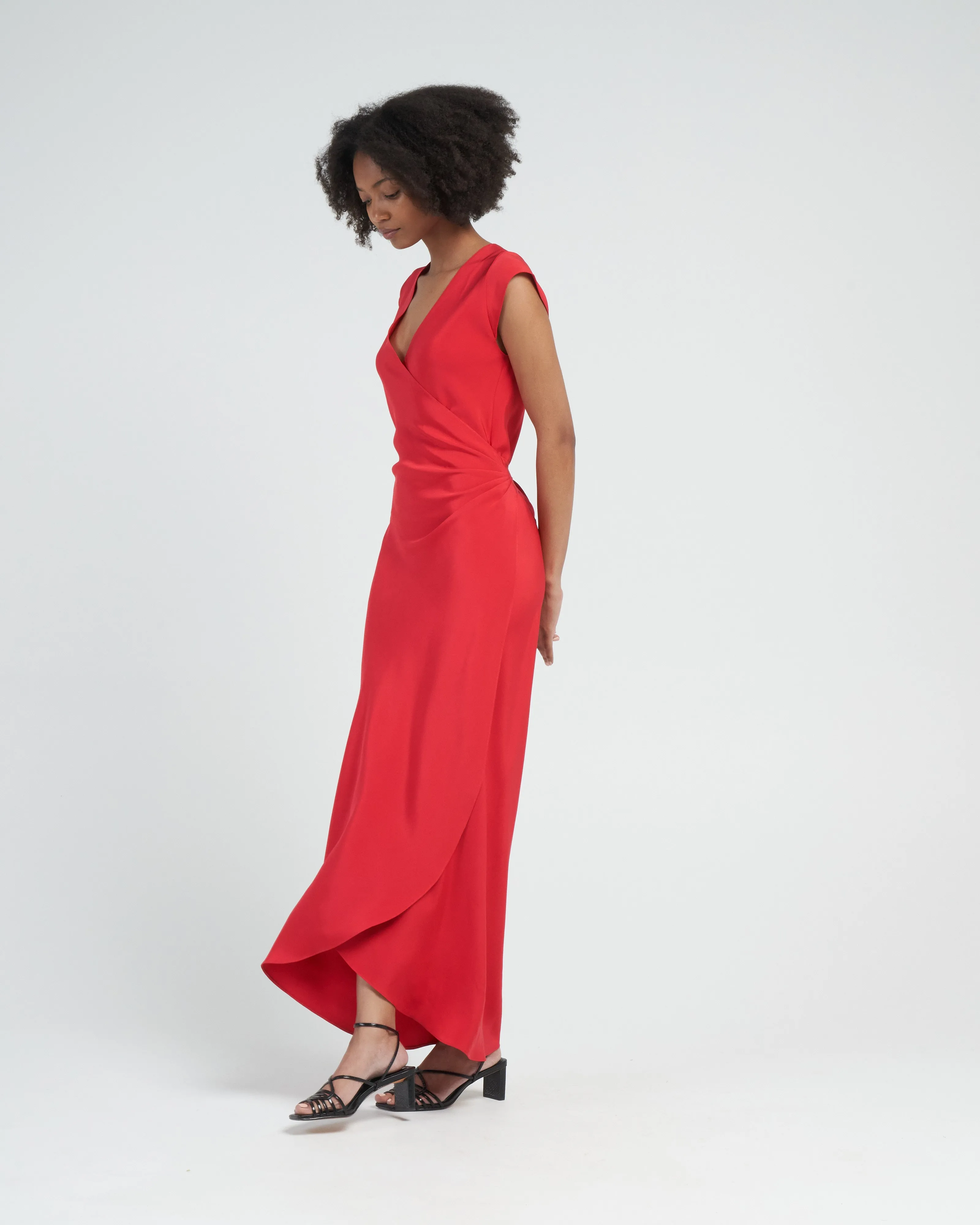 signs dress - red