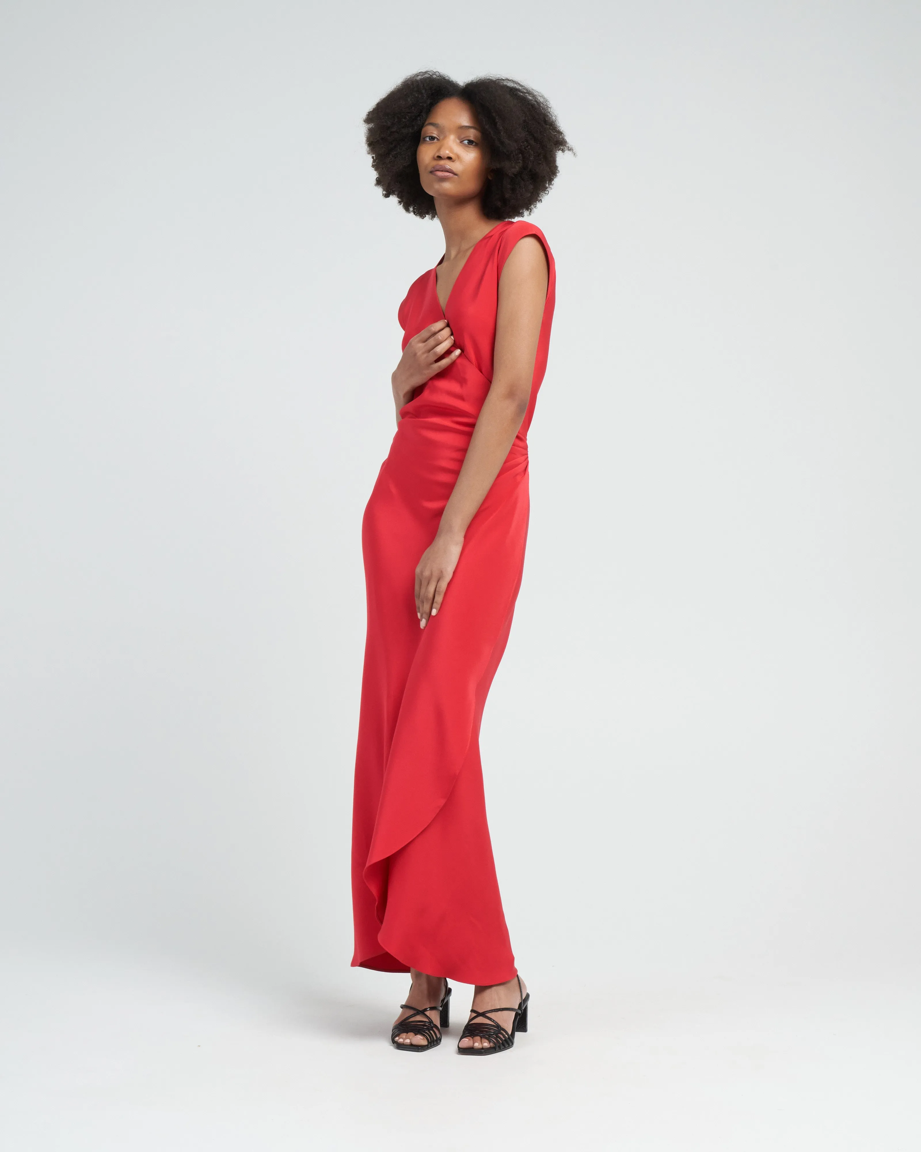 signs dress - red