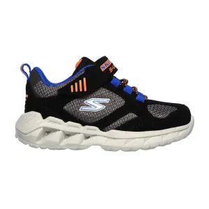 Skechers Black/Blue Magna Lights Sneaker