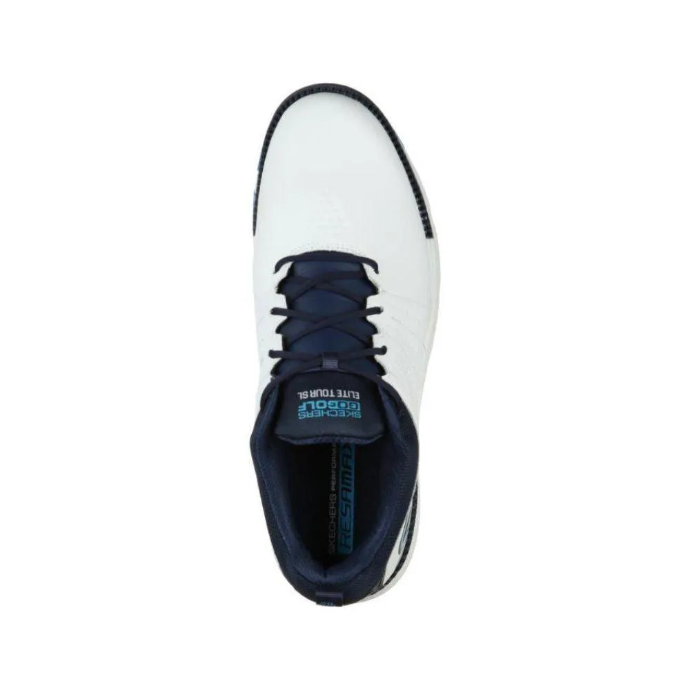Skechers Go Golf Men's Elite Tour SL Shoes - White/Navy