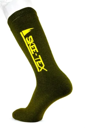 Skee Tex North Pole Olive Green Thermal Socks