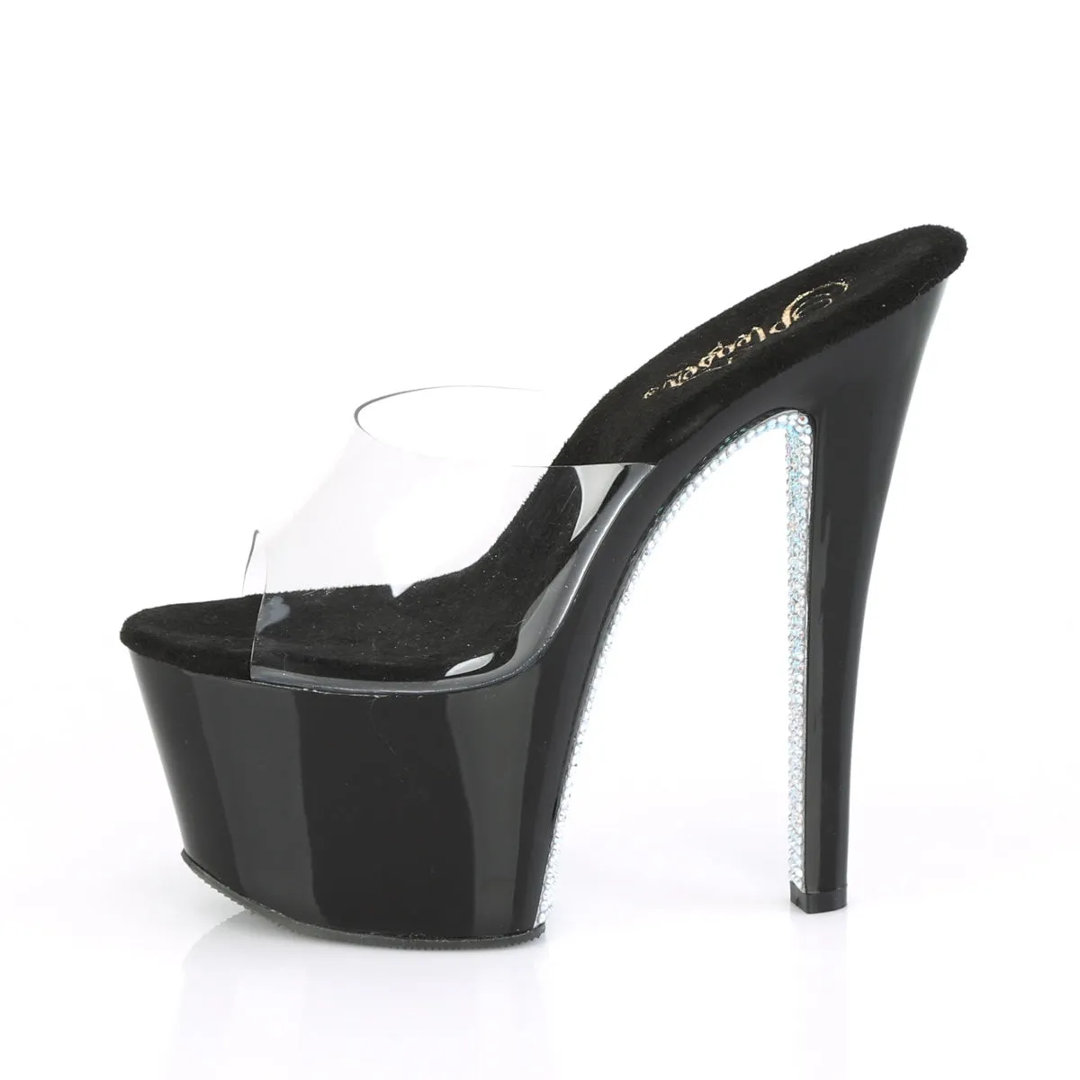 SKY-301CRS  Clear/Black-Silver AB Rhinestone