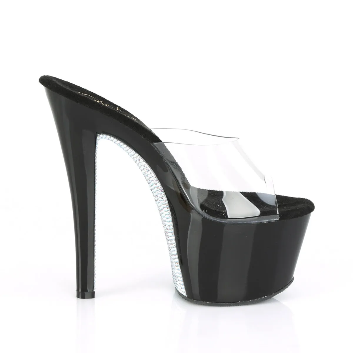 SKY-301CRS  Clear/Black-Silver AB Rhinestone