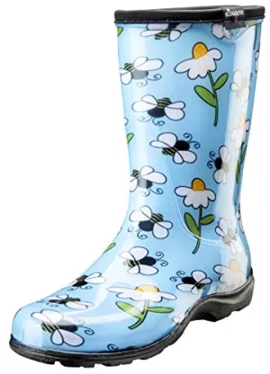 Sloggers 5020BEEBL06 Waterproof Comfort Boot, 6, BEE Blue
