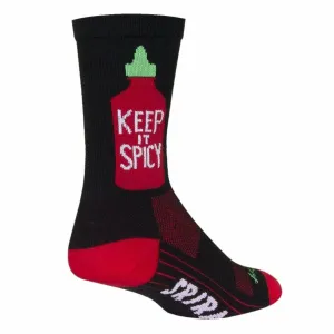 SockGuy Keep It Spicy Performance Crew Socks