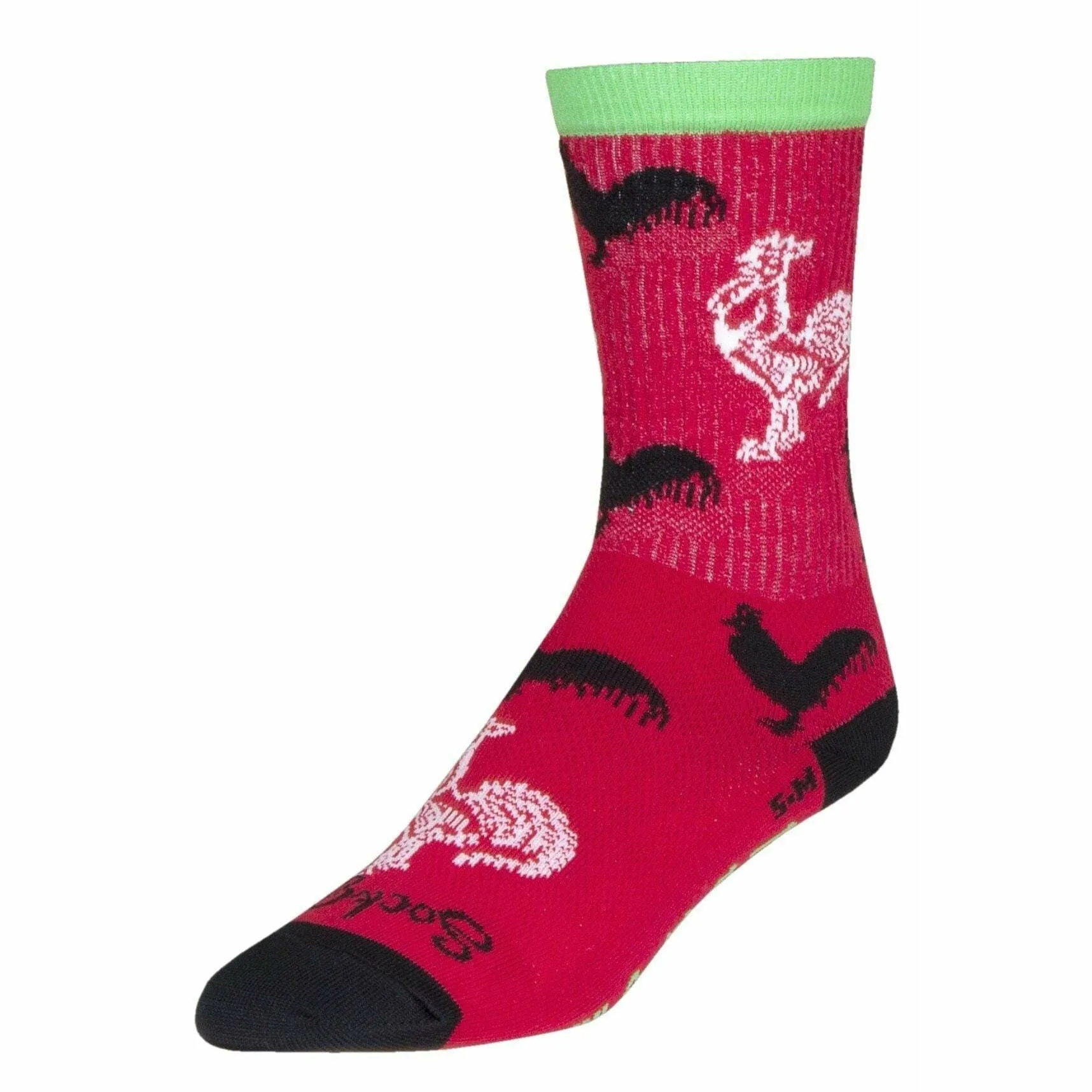 SockGuy Rooster Sauce Performance Crew Socks