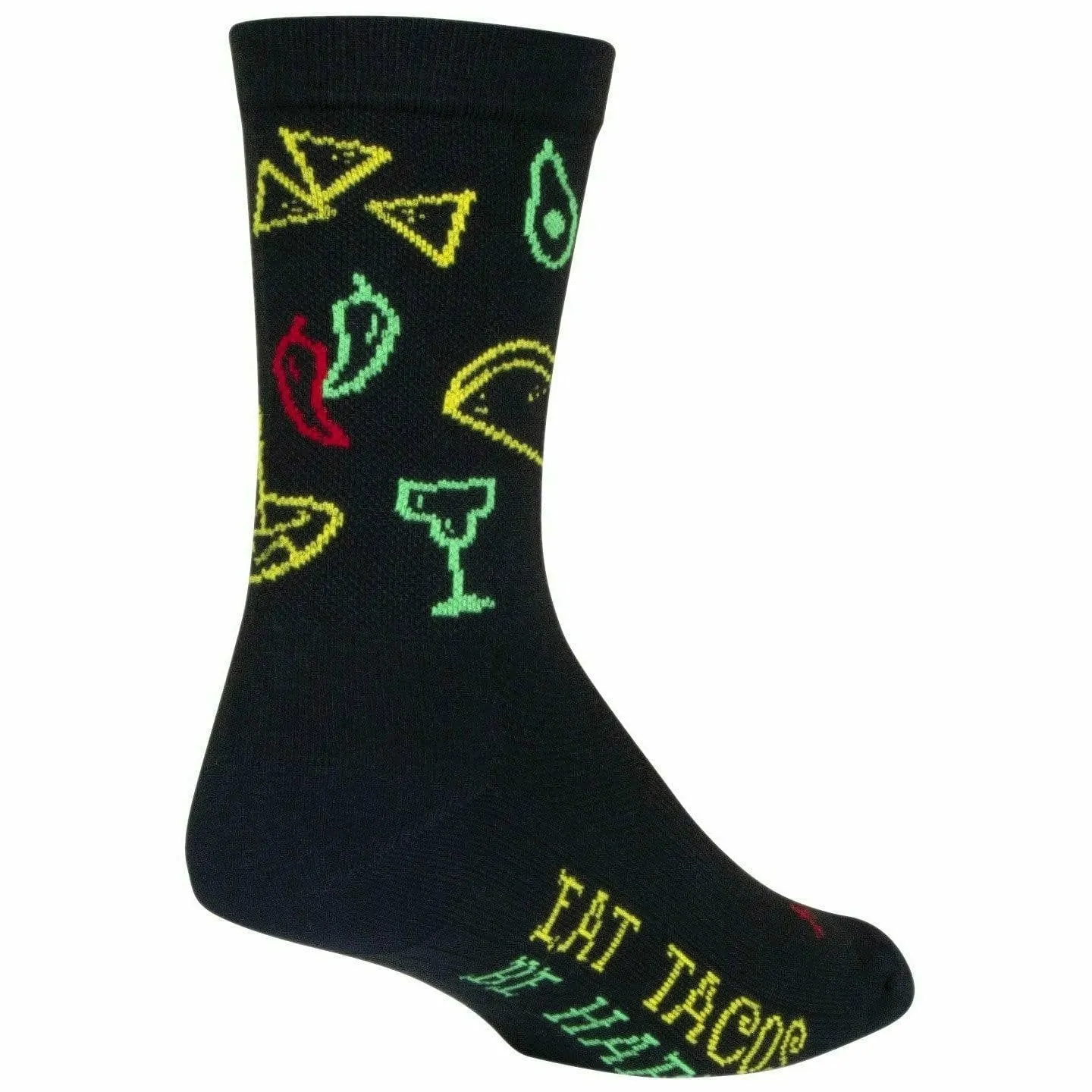 SockGuy Taco Life Performance Crew Socks