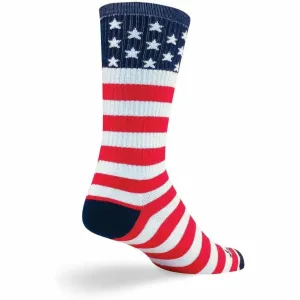 SockGuy USA Flag Performance Crew Socks