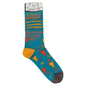 Socks - Awesome Birthday Boy
