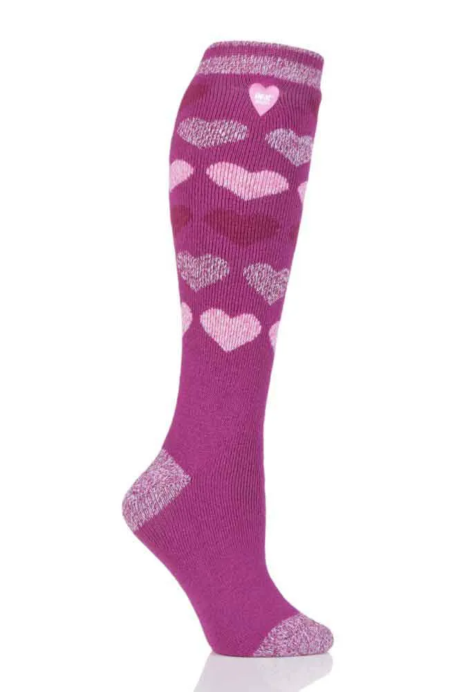 SockShop Long Heat Holder Lite Stars Ladies Long Socks