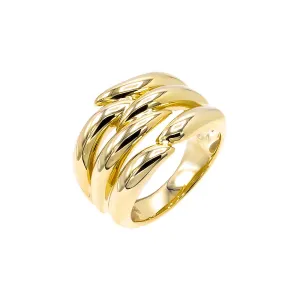 Solid Chunky Triple Claw Ring