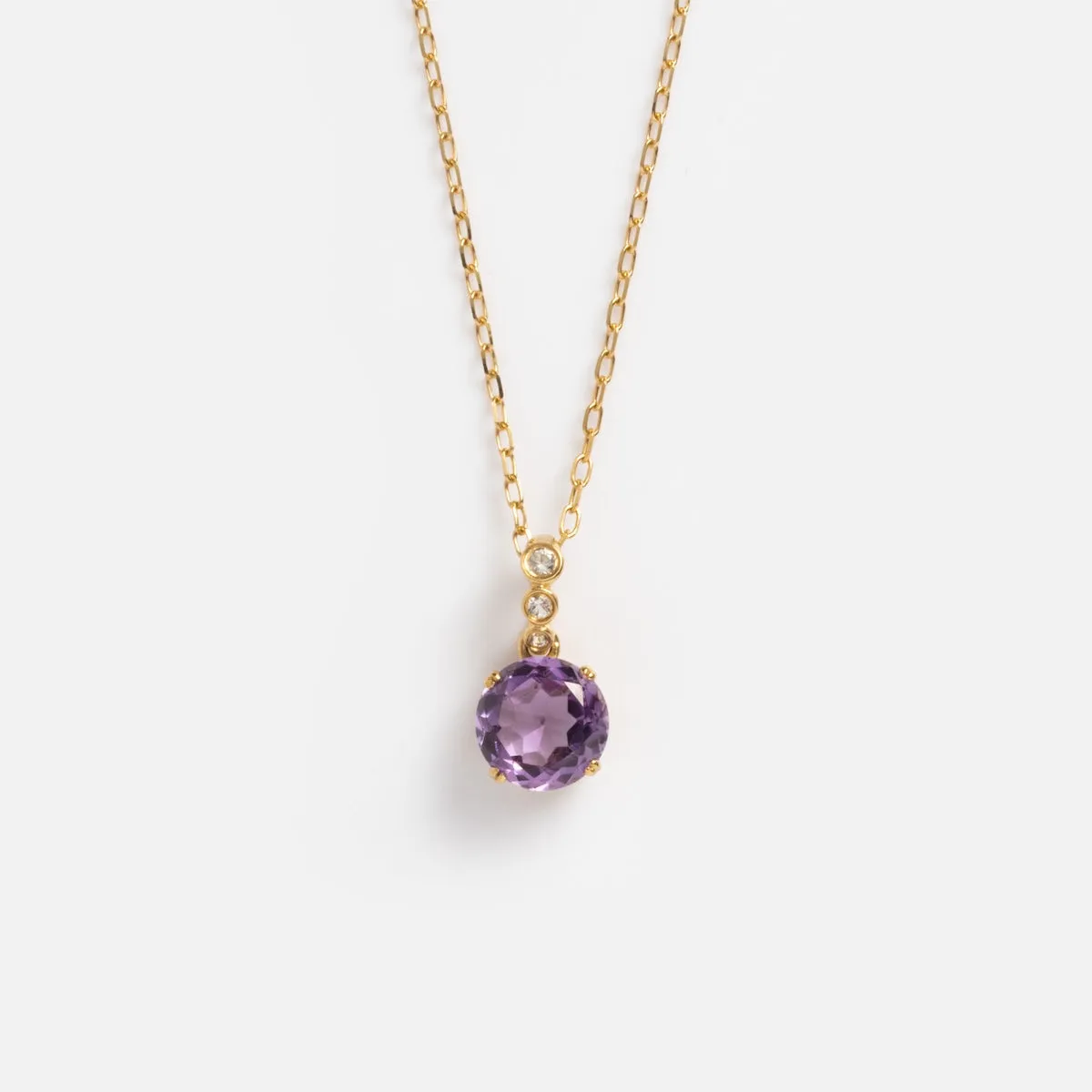 Solid Gold 2025 February Capsule Amethyst Stacking Set with Free Gift